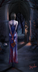 忍び寄る悪魔(サンクチュアリ) シスターと悪魔のイラスト